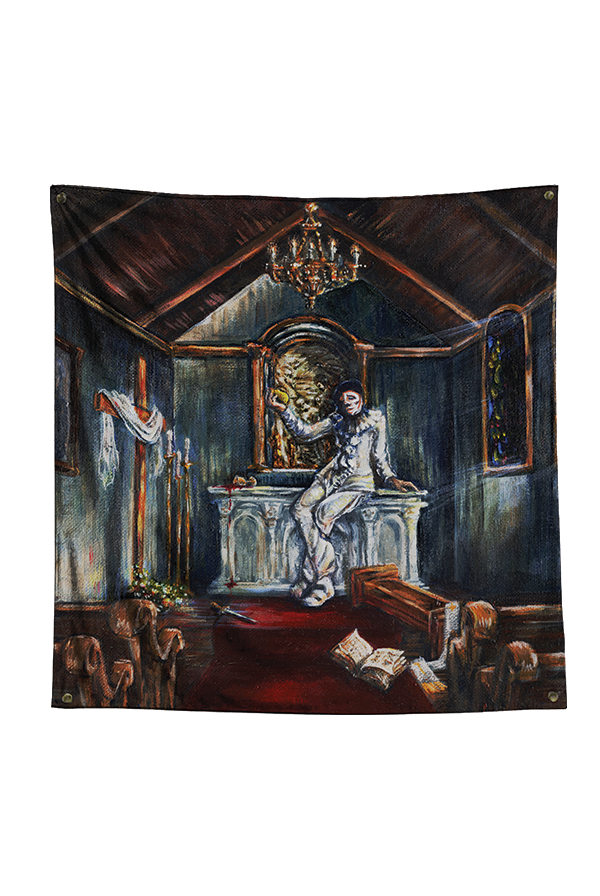 This Bitter Garden Wall Flag (4'x4')