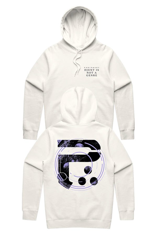 Periphery V Logo Pullover Hoodie (White)
