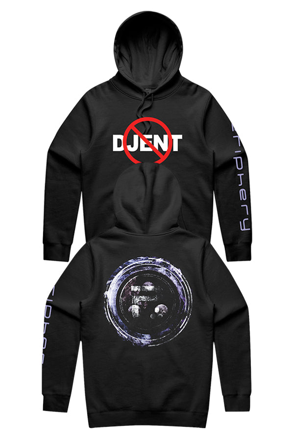 No Djent Pullover Hoodie (Black)